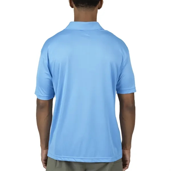 Men's moisture wicking polo shirt with 3 button placket, rib knit... from ASI 39552 BEL Promo