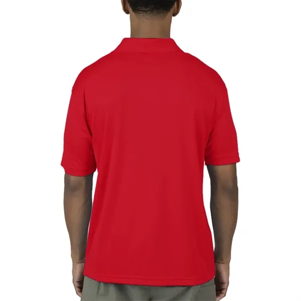 Men's moisture wicking polo shirt with 3 button placket, rib knit... from ASI 39552 BEL Promo