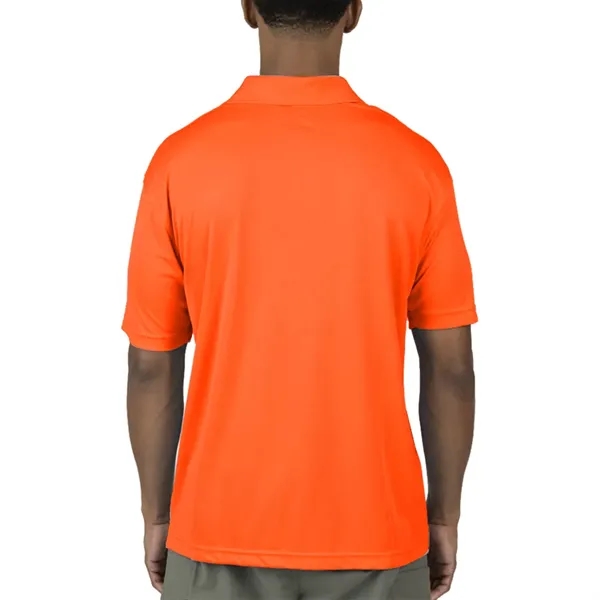 Men's moisture wicking polo shirt with 3 button placket, rib knit... from ASI 39552 BEL Promo