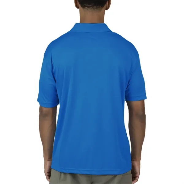 Men's moisture wicking polo shirt with 3 button placket, rib knit... from ASI 39552 BEL Promo