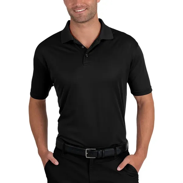 Men's moisture wicking polo shirt with 3 button placket, rib knit... from ASI 39552 BEL Promo