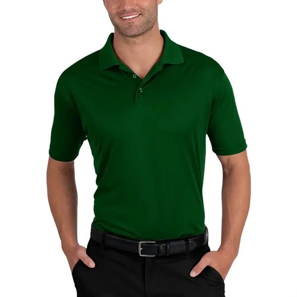 Men's moisture wicking polo shirt with 3 button placket, rib knit... from ASI 39552 BEL Promo