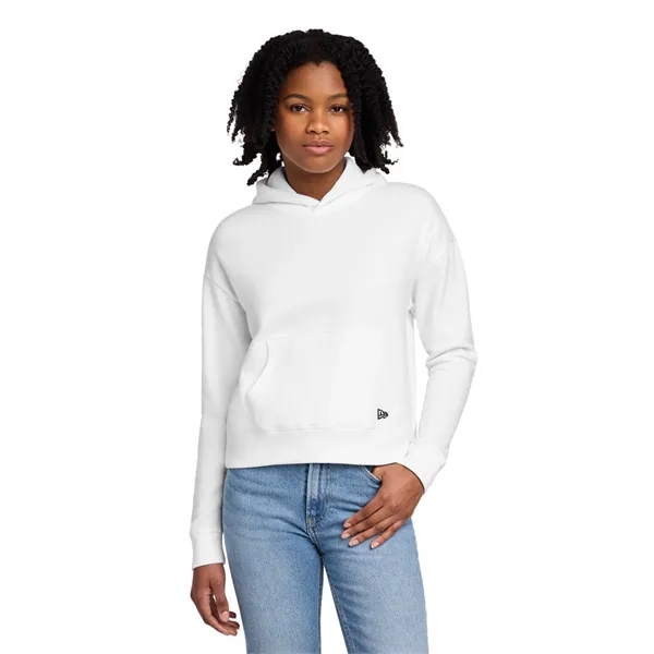 New Era Ladies Comeback Fleece Pullover Hoodie... from ASI 84863 SanMar