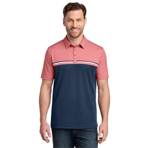 TravisMathew Sunset Blocked Polo... from ASI 84863 SanMar
