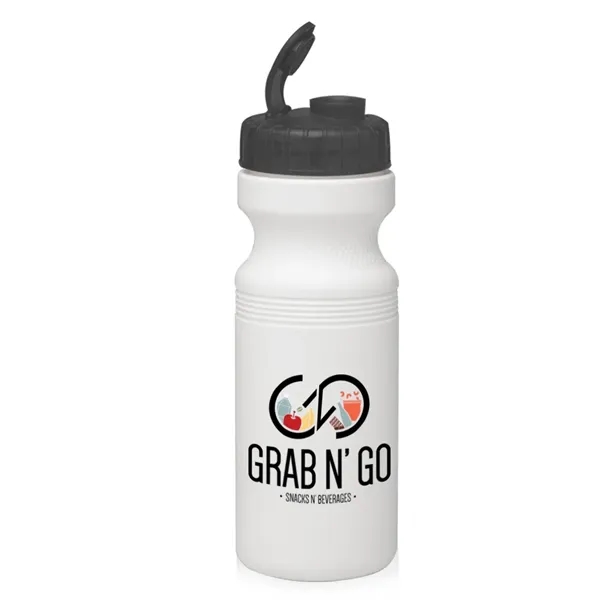 24 oz. bike water bottle with flip top made of PET... from ASI 39552 BEL Promo