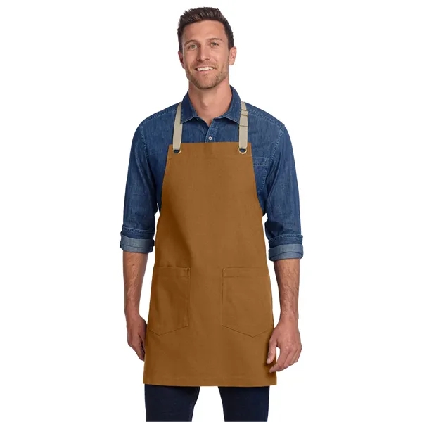 Port Authority Canvas Full-Length Two-Pocket Apron... from ASI 84863 SanMar