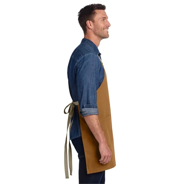 Port Authority Canvas Full-Length Two-Pocket Apron... from ASI 84863 SanMar