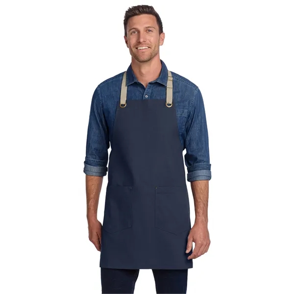 Port Authority Canvas Full-Length Two-Pocket Apron... from ASI 84863 SanMar