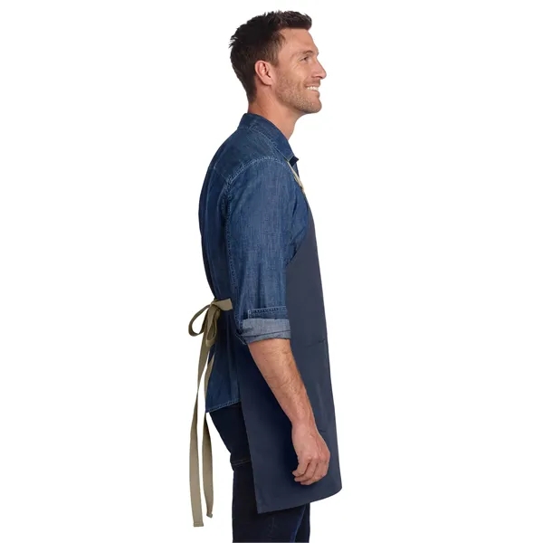 Port Authority Canvas Full-Length Two-Pocket Apron... from ASI 84863 SanMar