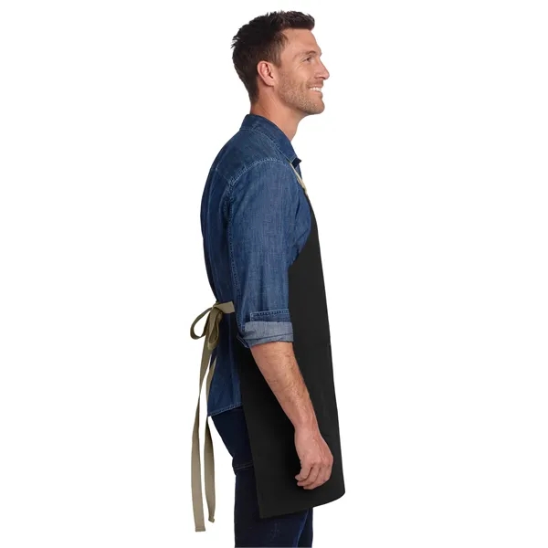 Port Authority Canvas Full-Length Two-Pocket Apron... from ASI 84863 SanMar