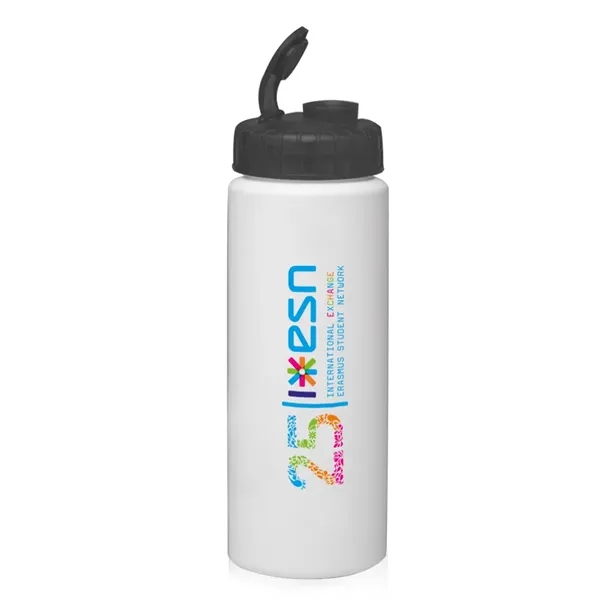 32 oz. HDPE plastic water bottle with sipper lid and wide... from ASI 39552 BEL Promo