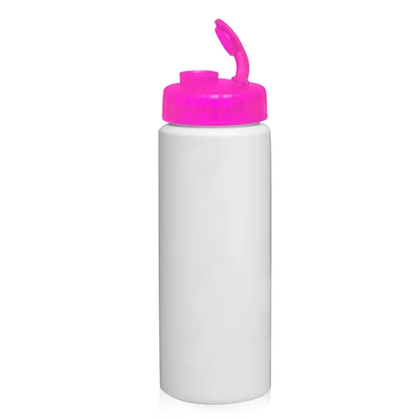 32 oz. HDPE plastic water bottle with sipper lid and wide... from ASI 39552 BEL Promo