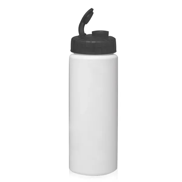 32 oz. HDPE plastic water bottle with sipper lid and wide... from ASI 39552 BEL Promo