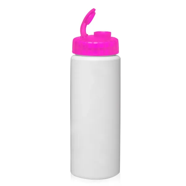 32 oz. HDPE plastic water bottle with sipper lid and wide... from ASI 39552 BEL Promo