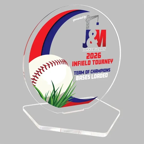 Acrylic Awardee - Premium Flat-Ship Acrylic Award... from ASI 72521 Morris Magnets / Laser Cuts