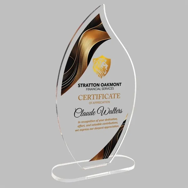 Acrylic Awardee - Premium Flat-Ship Acrylic Award... from ASI 72521 Morris Magnets / Laser Cuts