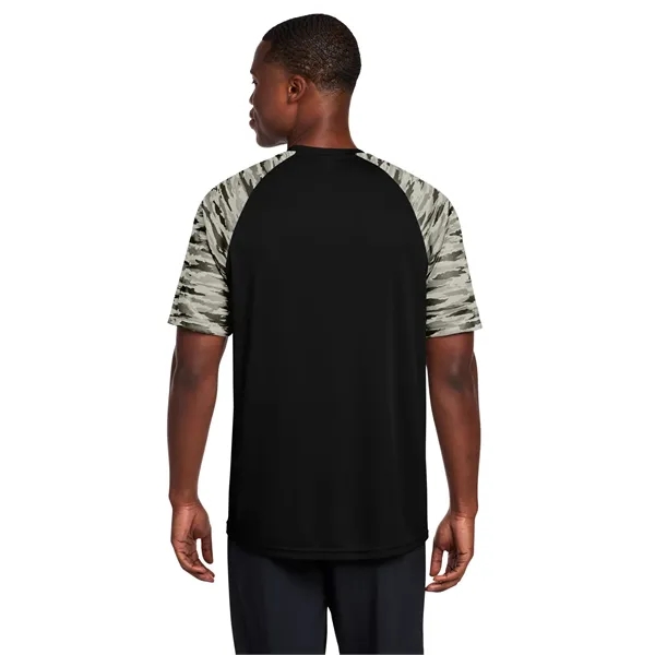Sport-Tek Drift Camo Colorblock Tee... from ASI 84863 SanMar
