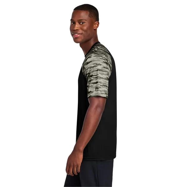 Sport-Tek Drift Camo Colorblock Tee... from ASI 84863 SanMar