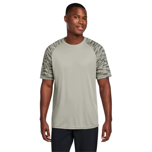 Sport-Tek Drift Camo Colorblock Tee... from ASI 84863 SanMar