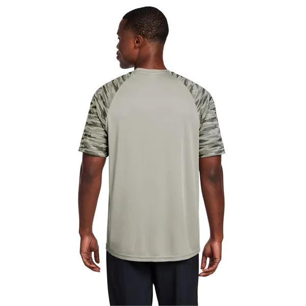Sport-Tek Drift Camo Colorblock Tee... from ASI 84863 SanMar