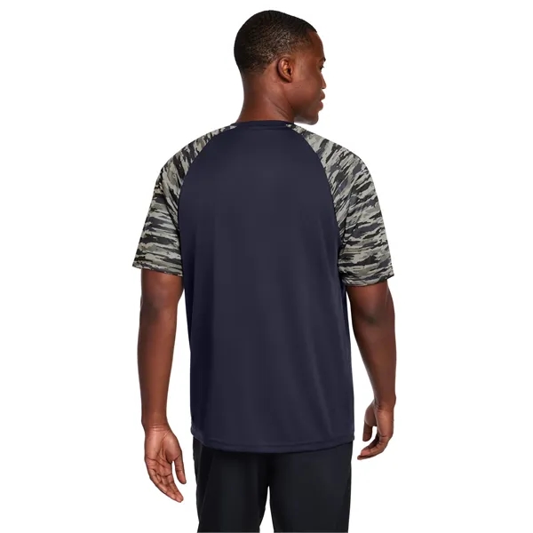 Sport-Tek Drift Camo Colorblock Tee... from ASI 84863 SanMar