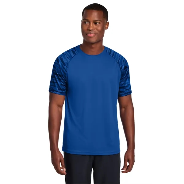 Sport-Tek Drift Camo Colorblock Tee... from ASI 84863 SanMar