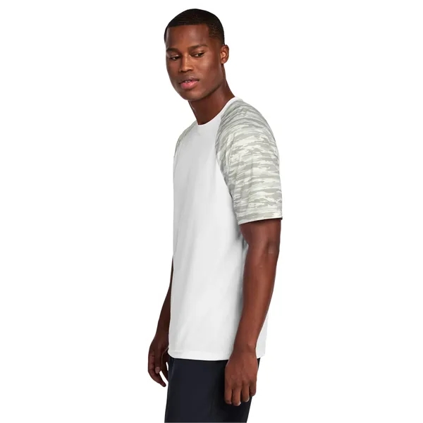 Sport-Tek Drift Camo Colorblock Tee... from ASI 84863 SanMar