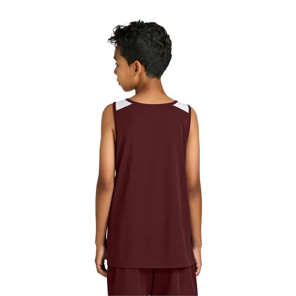 Sport-Tek Youth Club Track Tank... from ASI 84863 SanMar
