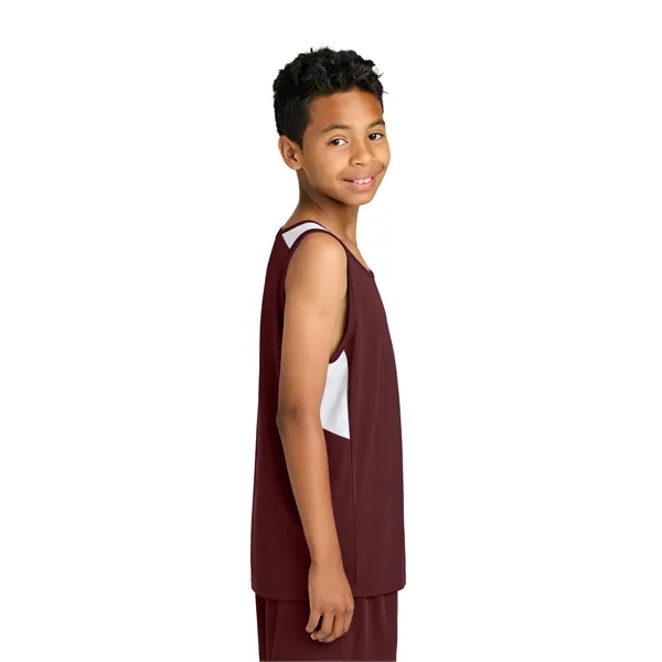 Sport-Tek Youth Club Track Tank... from ASI 84863 SanMar