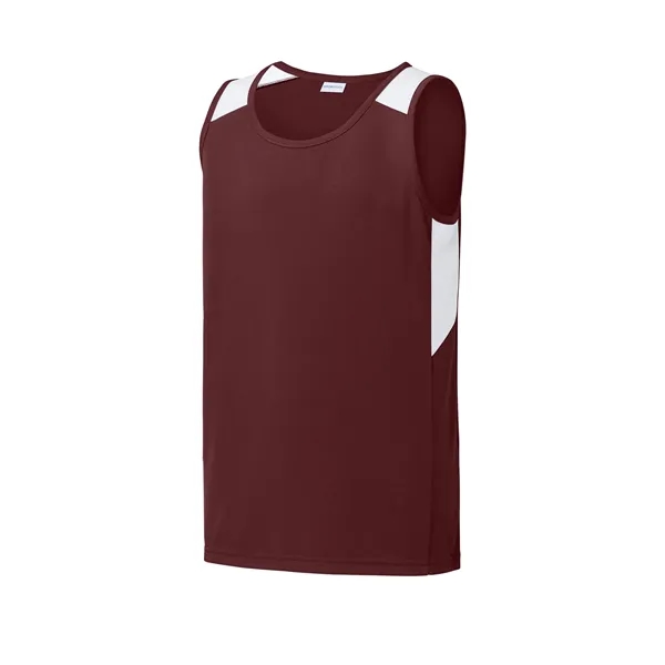 Sport-Tek Youth Club Track Tank... from ASI 84863 SanMar
