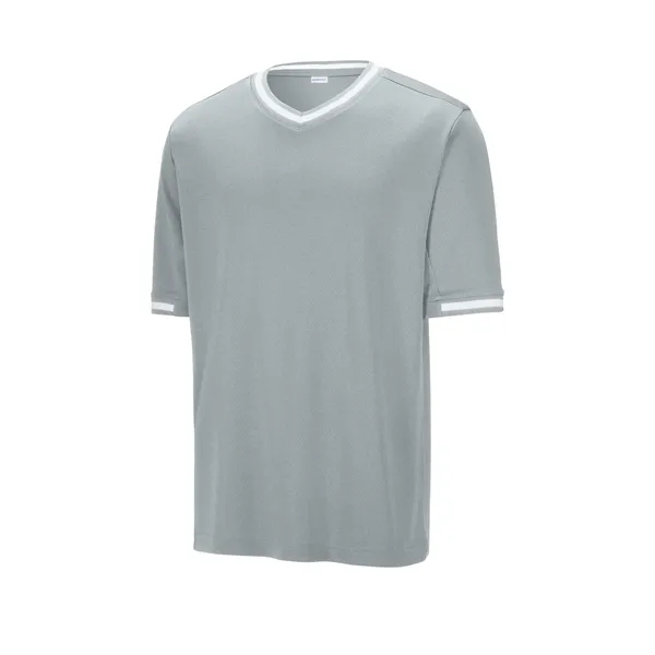 Sport-Tek Tough Mesh V-Neck Baseball Jersey... from ASI 84863 SanMar