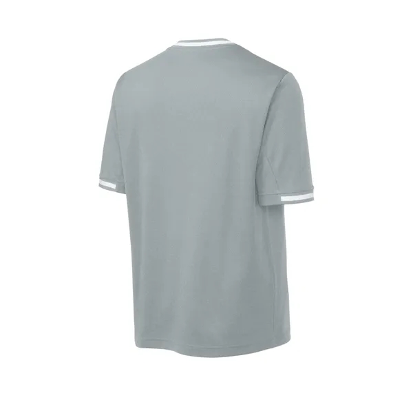 Sport-Tek Tough Mesh V-Neck Baseball Jersey... from ASI 84863 SanMar