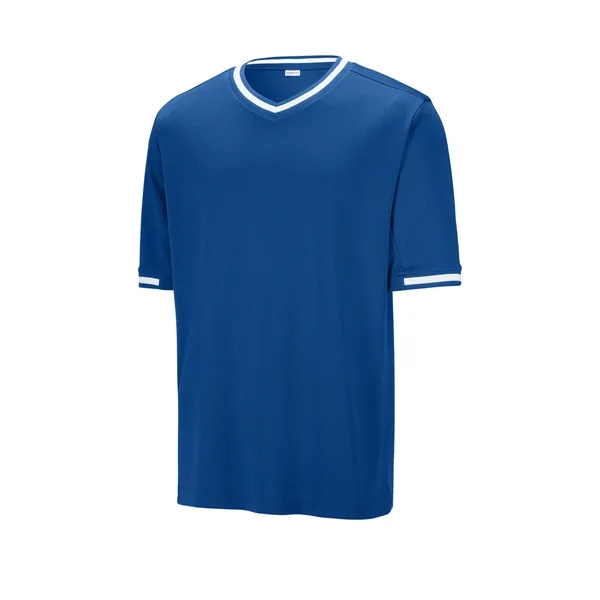 Sport-Tek Tough Mesh V-Neck Baseball Jersey... from ASI 84863 SanMar