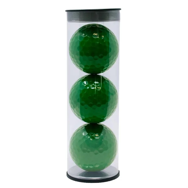 Three white golf balls in a plastic tube.... from ASI 38120 Ball Pro / Diversified Quality Kitchenware
