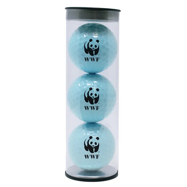 Three white golf balls in a plastic tube.... from ASI 38120 Ball Pro / Diversified Quality Kitchenware