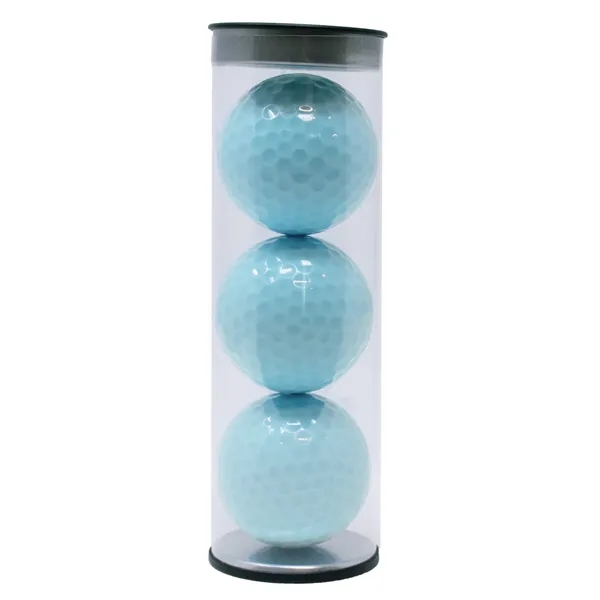 Three white golf balls in a plastic tube.... from ASI 38120 Ball Pro / Diversified Quality Kitchenware