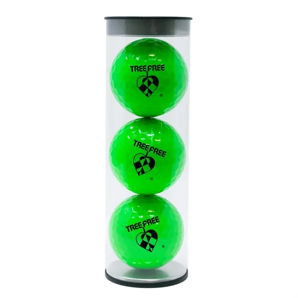 Three white golf balls in a plastic tube.... from ASI 38120 Ball Pro / Diversified Quality Kitchenware