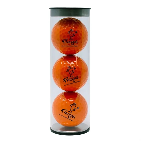 Three white golf balls in a plastic tube.... from ASI 38120 Ball Pro / Diversified Quality Kitchenware