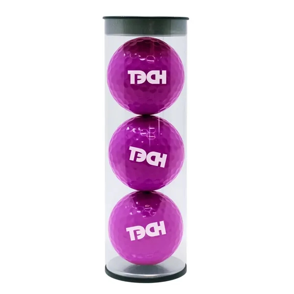 Three white golf balls in a plastic tube.... from ASI 38120 Ball Pro / Diversified Quality Kitchenware