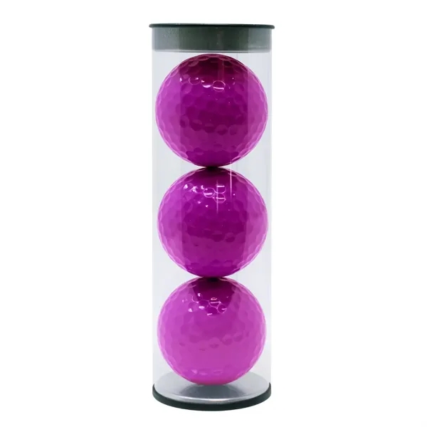 Three white golf balls in a plastic tube.... from ASI 38120 Ball Pro / Diversified Quality Kitchenware