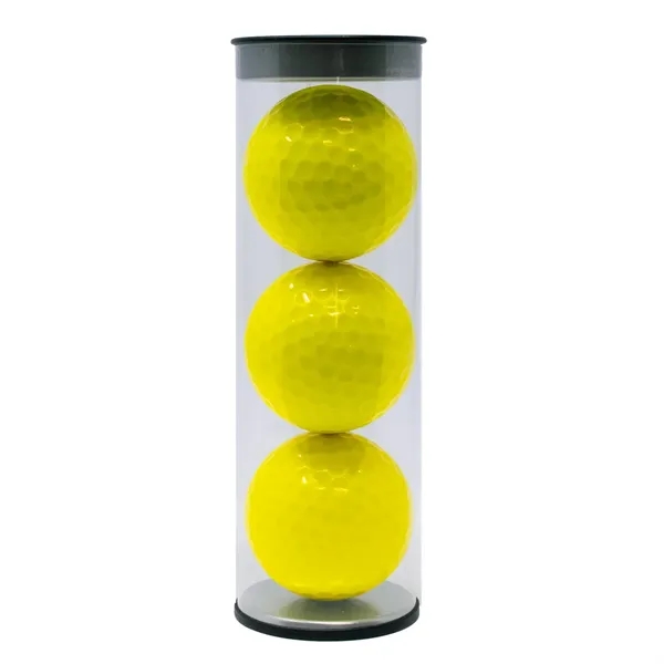 Three white golf balls in a plastic tube.... from ASI 38120 Ball Pro / Diversified Quality Kitchenware