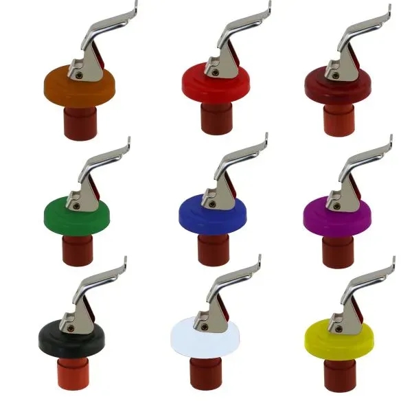 Snap-down bottle stopper with high grade rubber seals. Packaged two on... from ASI 55450 Franmara Inc