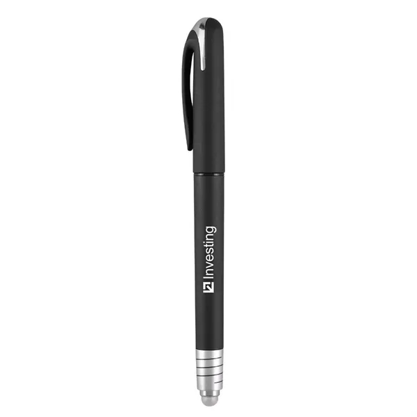 Features: Cap-off spinner pen top; stylus bottom and comforting soft touch... from ASI 52840 Evans Manufacturing
