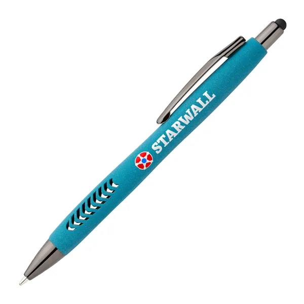 Meet the Chevrose Recycled Plastic Pen: a modern retractable pen made... from ASI 62088 IDProductsource