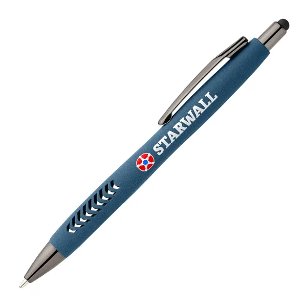 Meet the Chevrose Recycled Plastic Pen: a modern retractable pen made... from ASI 62088 IDProductsource