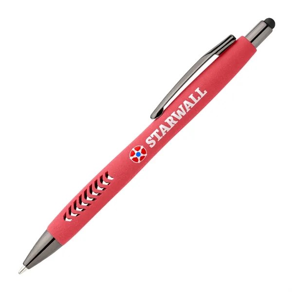 Meet the Chevrose Recycled Plastic Pen: a modern retractable pen made... from ASI 62088 IDProductsource