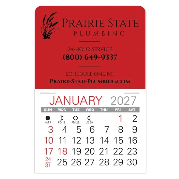 Traditional shape Vinyl Self-Adhesive Calendars stick anywhere in 24 shapes &... from ASI 95280 Warwick Publishing Co / Warwick