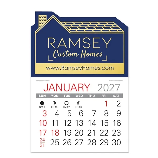 House Shape Value Stick Vinyl Self-Adhesive Calendars stick anywhere in 24... from ASI 95280 Warwick Publishing Co / Warwick