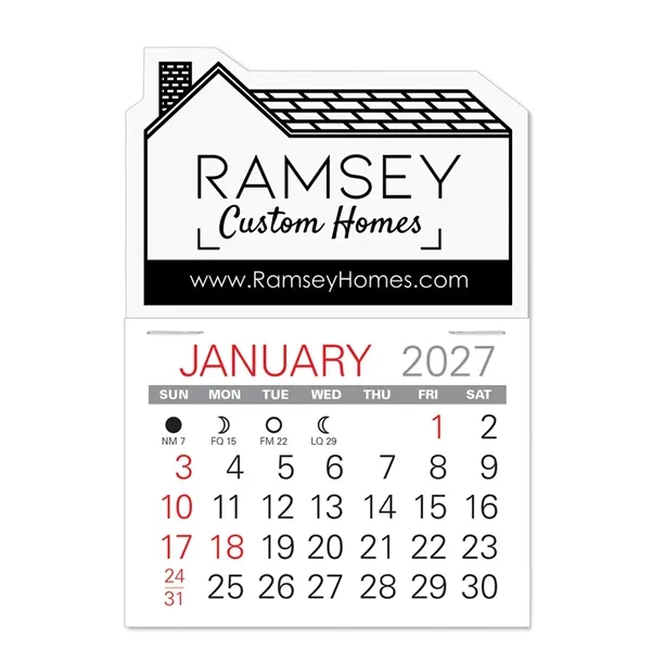 House Shape Value Stick Vinyl Self-Adhesive Calendars stick anywhere in 24... from ASI 95280 Warwick Publishing Co / Warwick