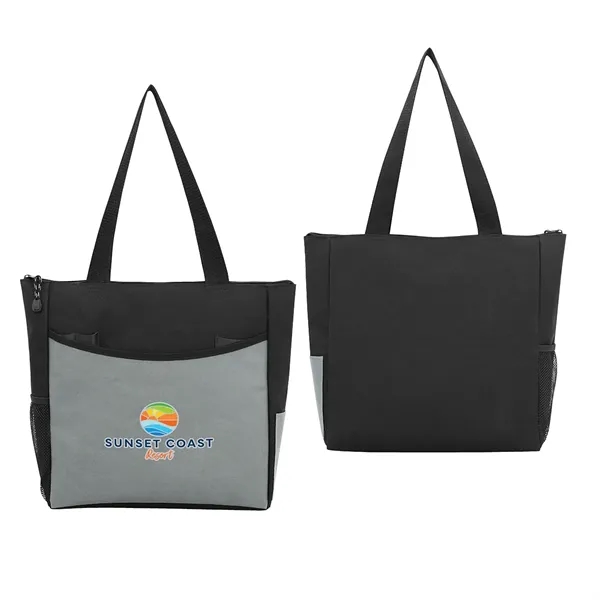 Zippered Polyester Event Tote... from ASI 36730 Ariel Premium Supply Inc